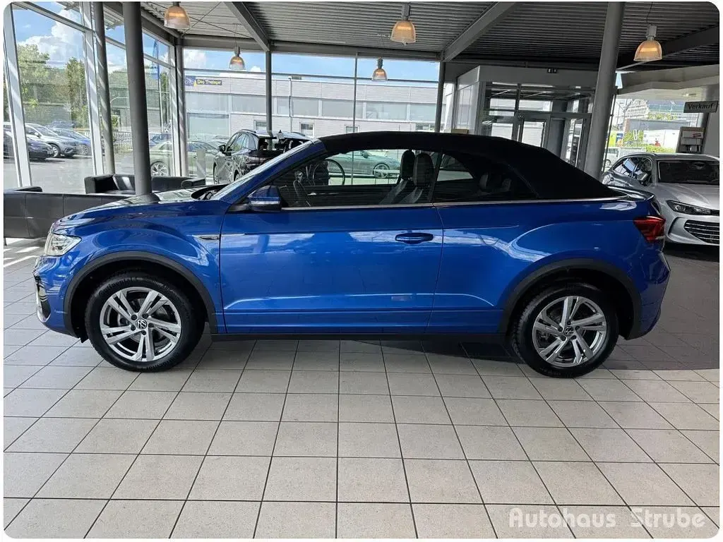 Gebraucht VW T-Roc Cabriolet R-line 150 PS (110 kW) 2025 Blau Cabrio