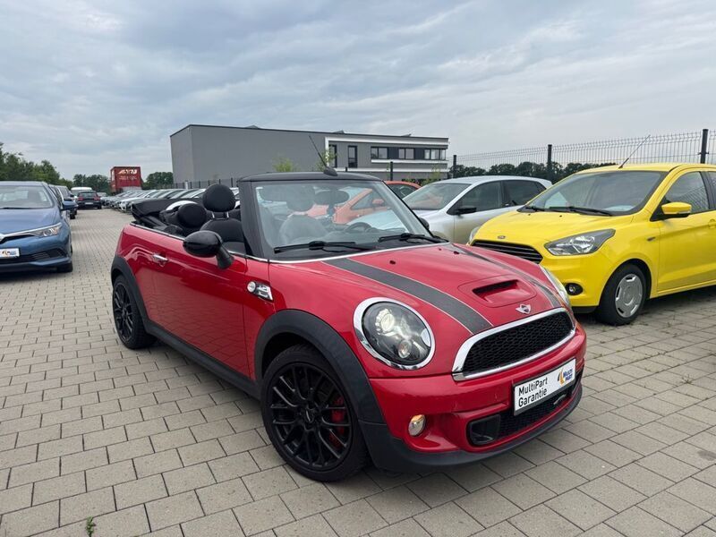 Rot Gebraucht 2011 Mini John Cooper Works Cabriolet Cabrio | 7.999 € (Superpreis) - Bild 1/4