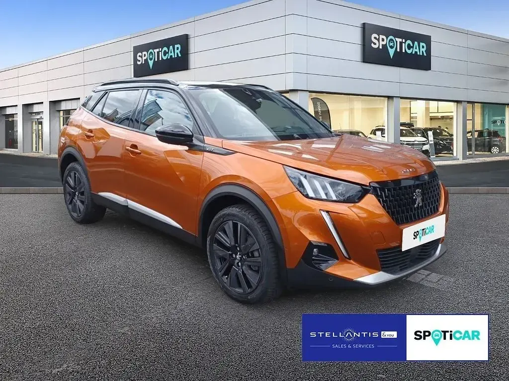 Gebraucht Peugeot 2008 GT 131 PS (96 kW) 2022 Orange SUV