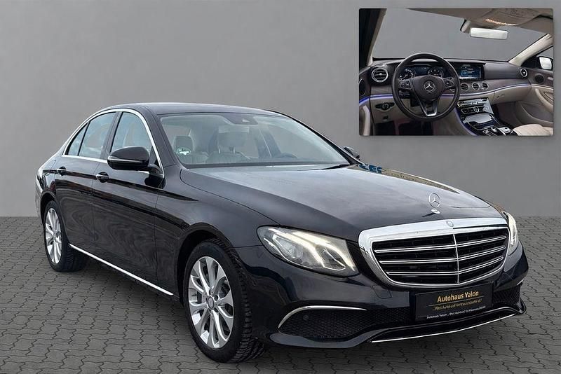 Schwarz Gebraucht 2016 Mercedes E220 Exclusive Limousine | 19.890 € (Teuer) - Bild 1/4
