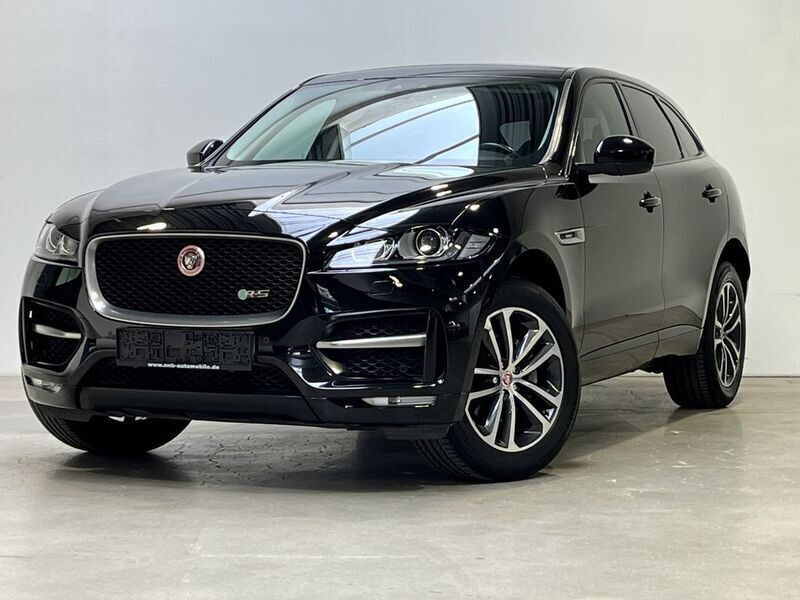 Schwarz Gebraucht 2018 Jaguar F-Pace R-Sport SUV | 22.999 € (Superpreis) - Bild 1/4