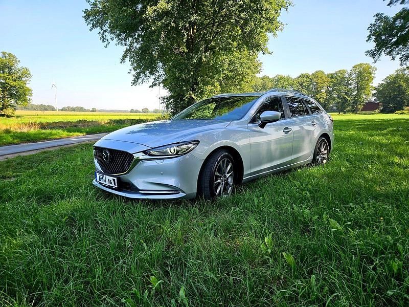 Silber Gebraucht 2019 Mazda 6 Kombi | 17.499 € (Guter Preis) - Bild 1/4