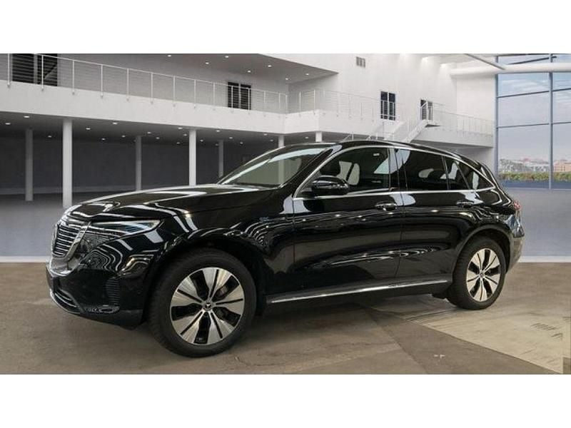 Obsidianschwarz (metallic) Gebraucht 2021 Mercedes EQC400 SUV | 28.980 € (Superpreis) - Bild 1/3