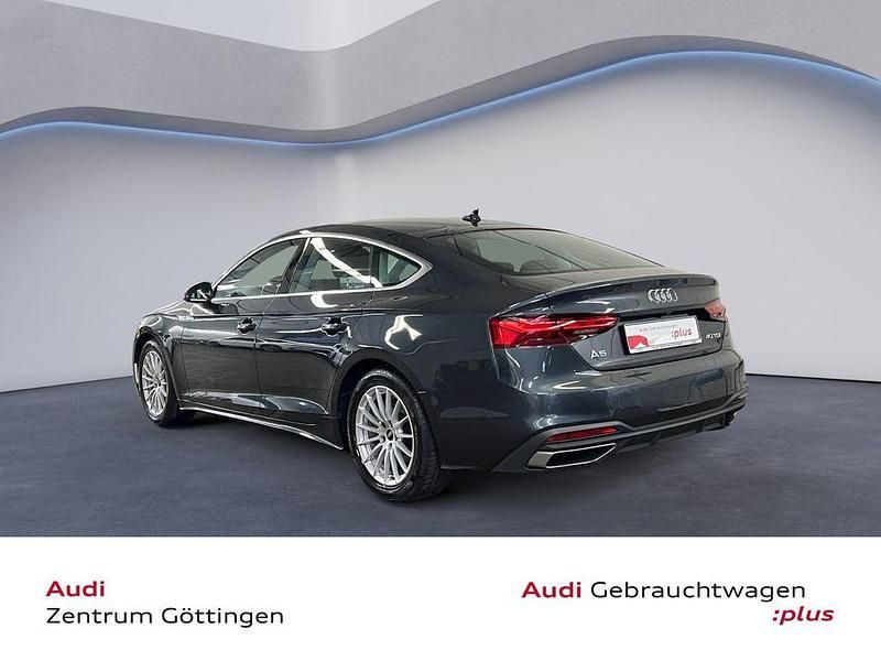 Gebraucht Audi A5 Sportback Ambiente 204 PS (150 kW) 2021 Manhattangrau metallic Kleinwagen