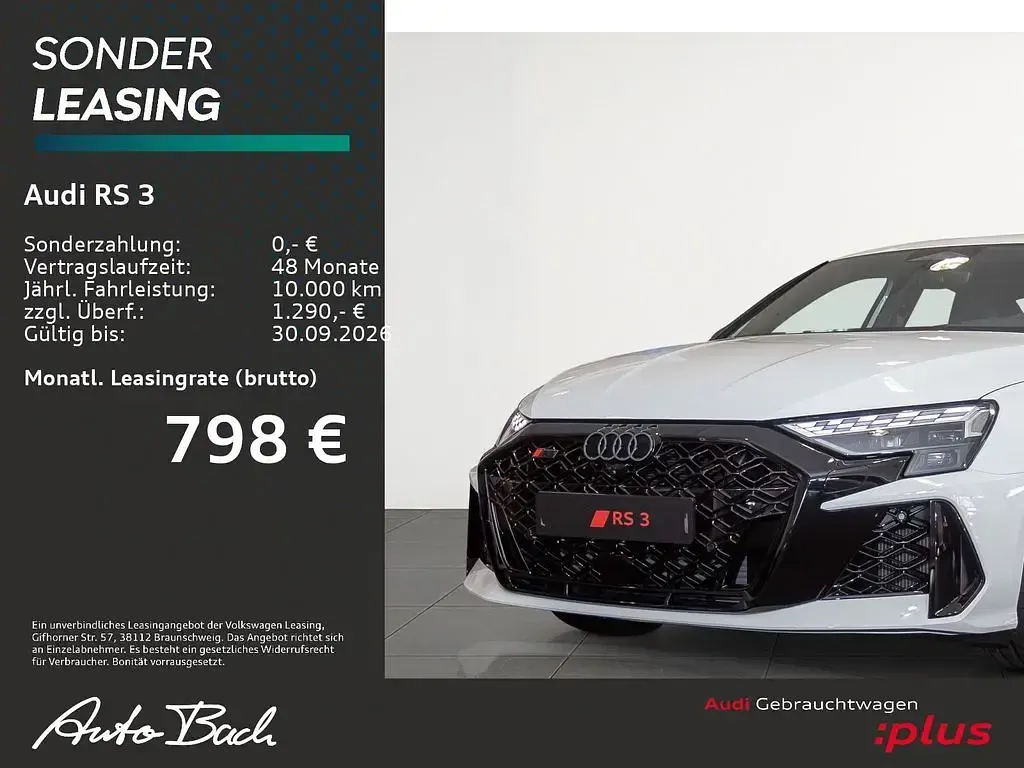 Gebraucht Audi RS3 Sport 400 PS (294 kW) 2026 Arkonaweiß Limousine