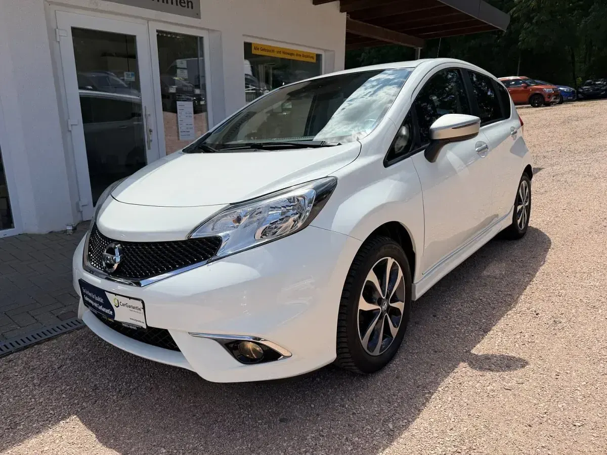 Gebraucht Nissan Note N-TEC 98 PS (72 kW) 2016 Weiß Kleinwagen