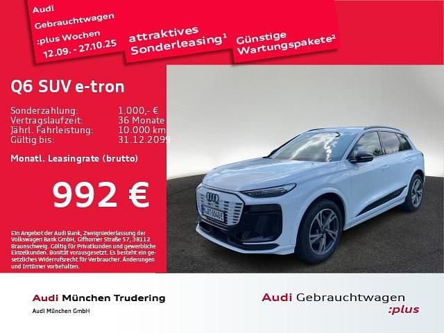 Gletscherweiß metallic Neu 2025 Audi Q6 e-tron Ambiente SUV | 74.282 € (Guter Preis) - Bild 1/2
