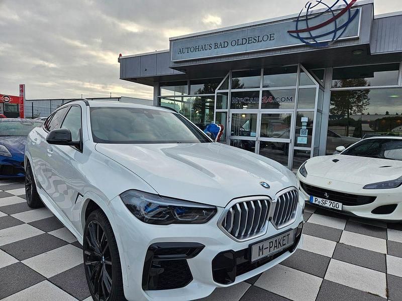 Weiß Gebraucht 2022 BMW X6 M Sport SUV | 74.888 € (Teuer) - Bild 1/4