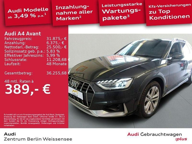 Manhattangrau metallic Gebraucht 2020 Audi A4 Allroad Ambiente Kombi | 31.875 € (Fairer Preis) - Bild 1/4