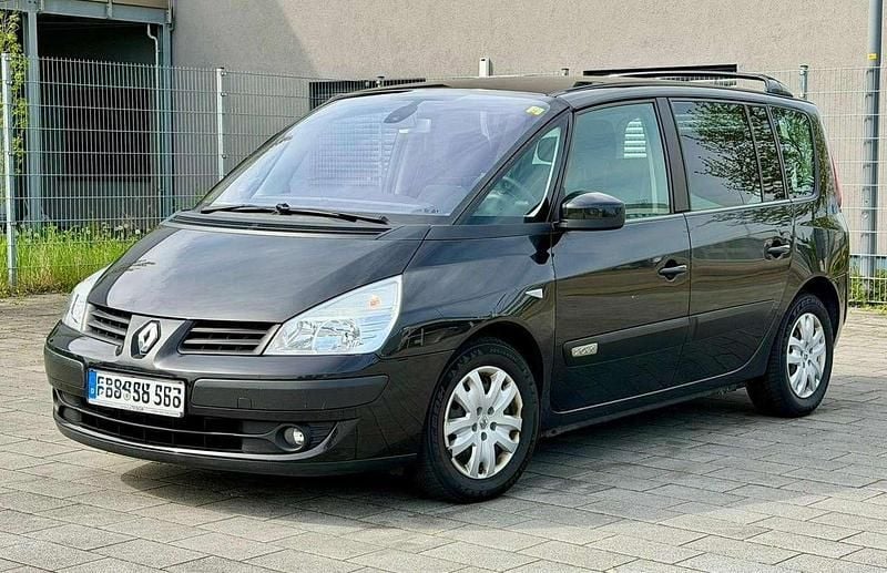 Gebraucht Renault Espace Expression 131 PS (96 kW) 2008 Schwarz Van / Kleinbus