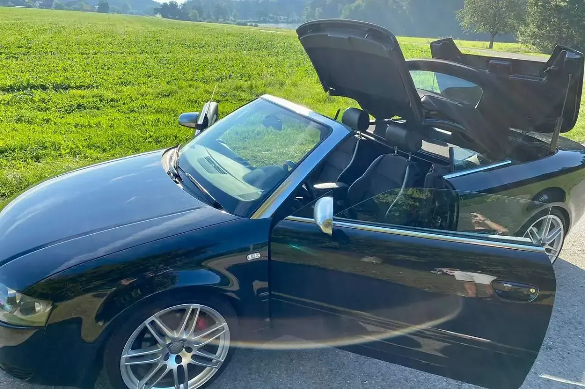 Used Audi Cabriolet 163 HP (119 kW) 2004 Black Cabriolet
