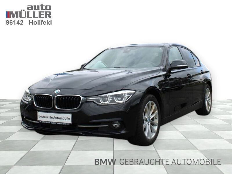 Black sapphire Gebraucht 2018 BMW 320 Sport Line Limousine | 19.997 € (Fairer Preis) - Bild 1/4
