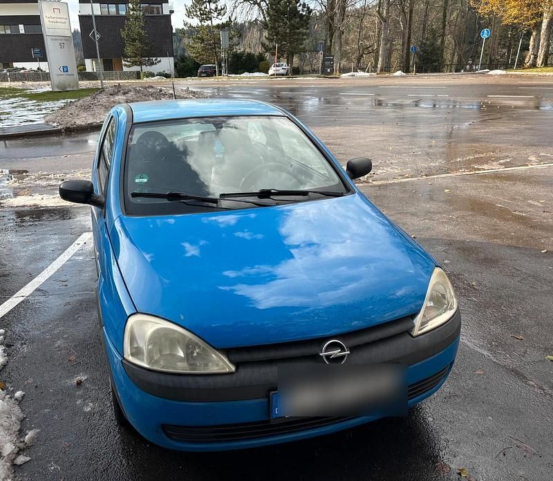 Blau Gebraucht 2001 Opel Corsa Kleinwagen | 380 € (Superpreis) - Bild 1/4