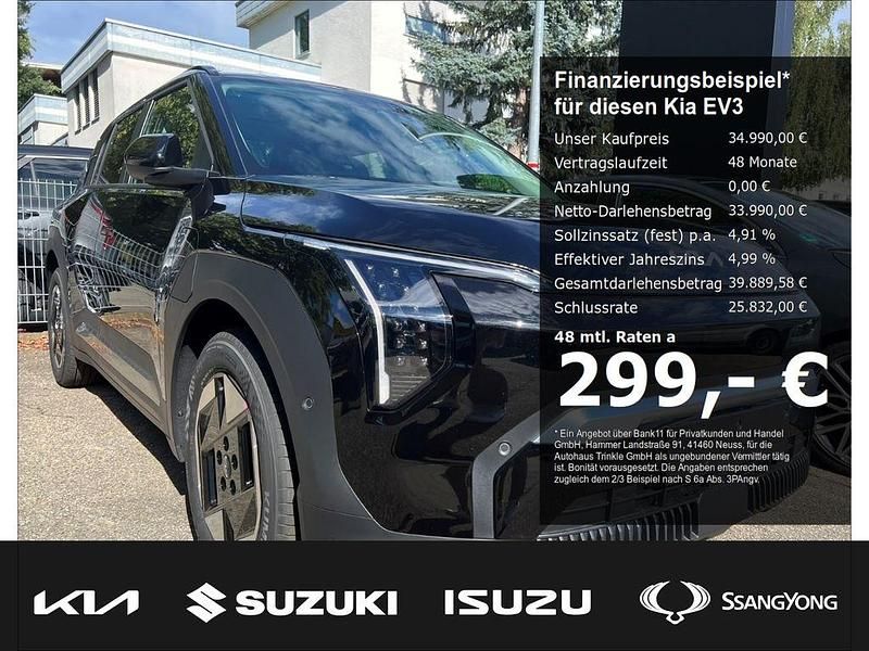 Schwarz Neu 2025 Kia EV3 3 SUV | 34.990 € (Fairer Preis) - Bild 1/4
