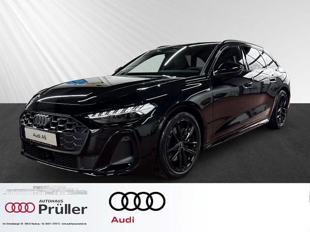 Mythosschwarz metallic (schwarz) Neu 2025 Audi A5 S-Line Kombi | 65.980 € (Teuer) - Bild 1/4
