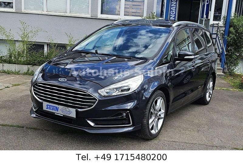 Blau Gebraucht 2020 Ford Galaxy Titanium Van / Kleinbus | 19.300 € (Fairer Preis) - Bild 1/4