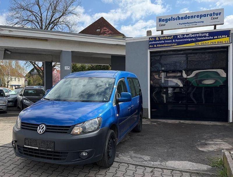 Gebraucht VW Caddy Maxi Trendline 110 PS (80 kW) 2011 Blau Van / Kleinbus