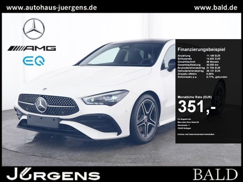 Weiss polarweiß Gebraucht 2024 Mercedes CLA200 Advanced Kombi | 36.130 € (Fairer Preis) - Bild 1/4