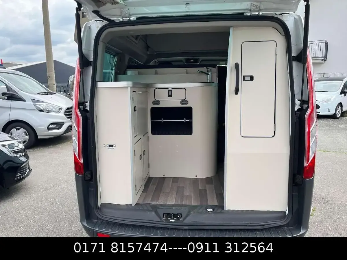 Gebraucht Ford Transit Custom Nugget 125 PS (91 kW) 2014 Weiß Van / Kleinbus