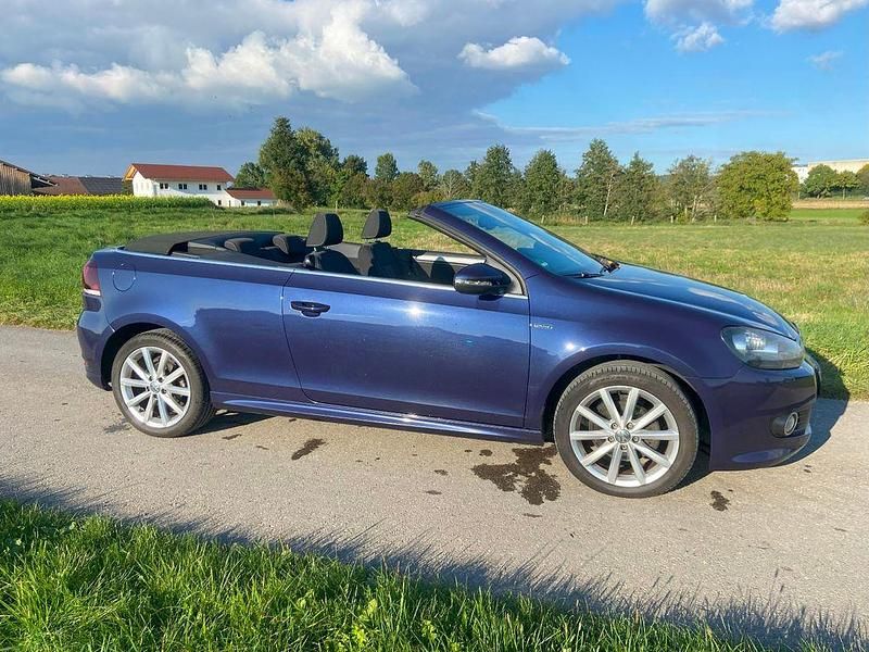 Blau Gebraucht 2016 VW Golf Cabriolet LOUNGE Cabrio | 11.900 € (Etwas zu teuer) - Bild 1/4