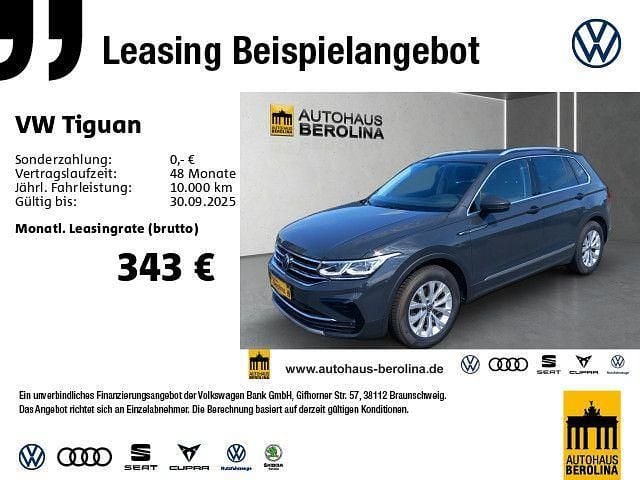 Grau Gebraucht 2023 VW Tiguan Elegance SUV | 29.950 € (Superpreis) - Bild 1/4