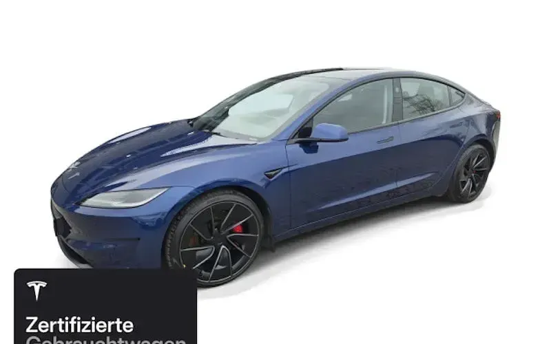 Usado Tesla Model 3 Performance 377 kW (513 HP) 2025 Azul Sedan