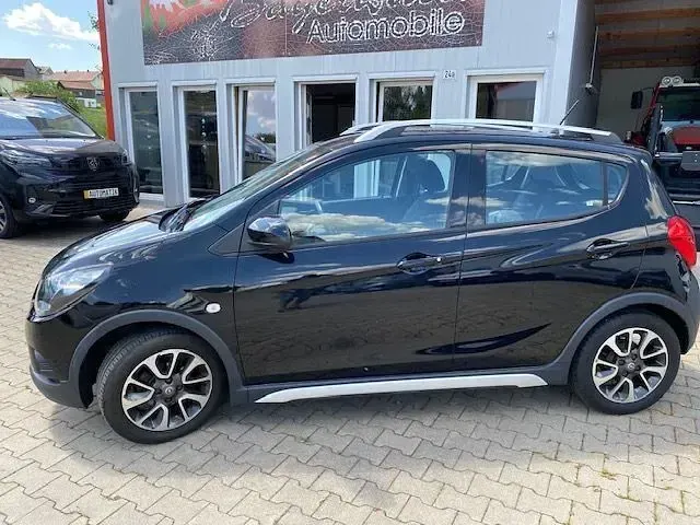 Gebraucht Opel Karl Rocks 75 PS (55 kW) 2018 Schwarz Kleinwagen