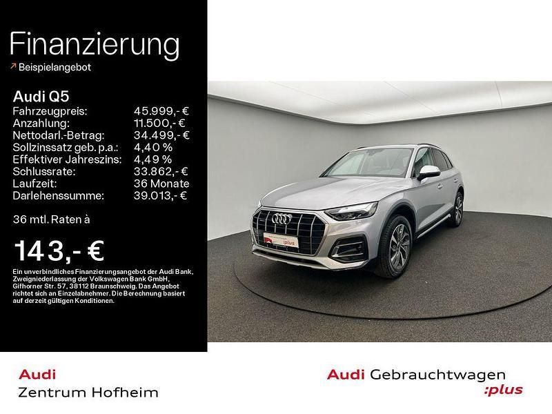 Florettsilber metallic Gebraucht 2024 Audi Q5 Ambiente SUV | 45.999 € (Fairer Preis) - Bild 1/4