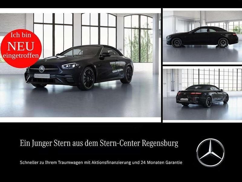 Obsidianschwarz Gebraucht 2023 Mercedes E300 AMG Cabrio | 58.990 € (Superpreis) - Bild 1/4