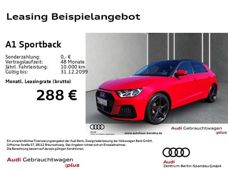 Progressivrot metallic/mythoss Gebraucht 2025 Audi A1 Kleinwagen | 22.970 € (Guter Preis) - Bild 1/4
