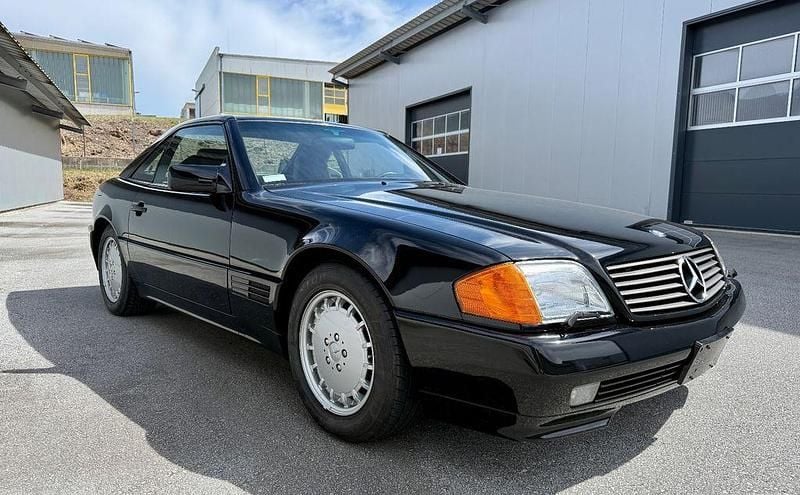 Schwarz Gebraucht 1991 Mercedes SL500 Cabrio | 37.700 € - Bild 1/4