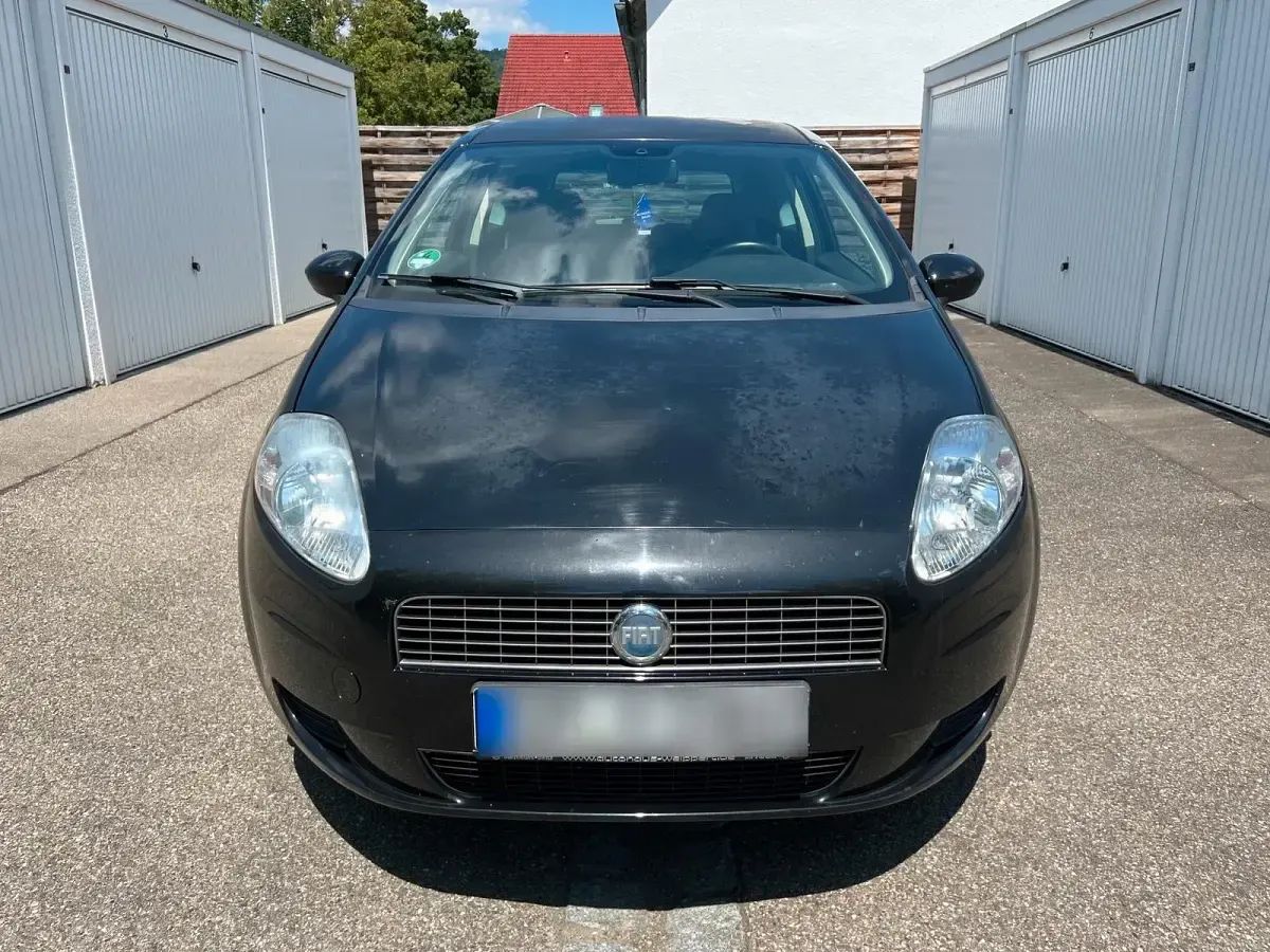 Gebraucht Fiat Grande Punto 77 PS (56 kW) 2007 Schwarz Kleinwagen