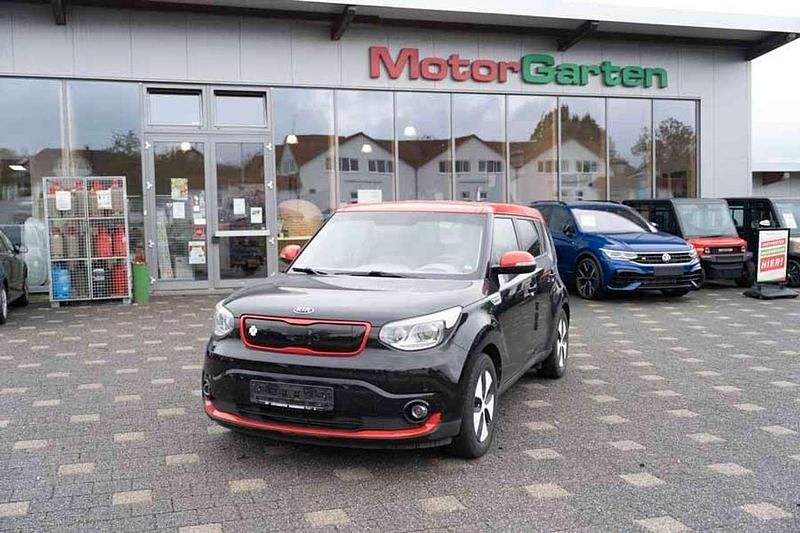 (abr) cassisschwarz (dach:rot) Gebraucht 2017 Kia Soul EV Play SUV | 11.190 € (Fairer Preis) - Bild 1/4