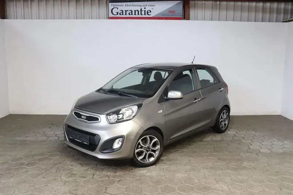 Gebraucht Kia Picanto Edition 7 69 PS (50 kW) 2014 Silber Kleinwagen