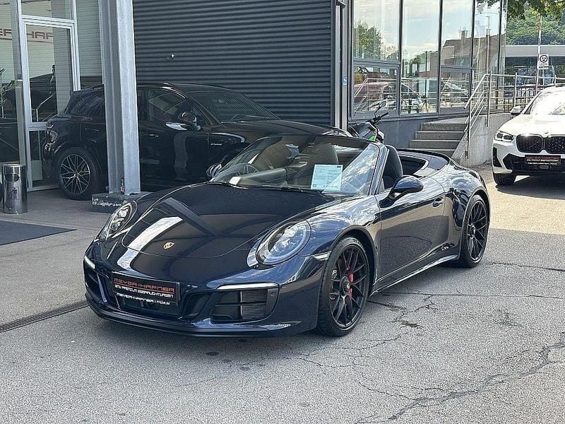 Blau Gebraucht 2017 Porsche 911 Carrera 4 GTS Cabrio | 126.990 € (Fairer Preis) - Bild 1/4