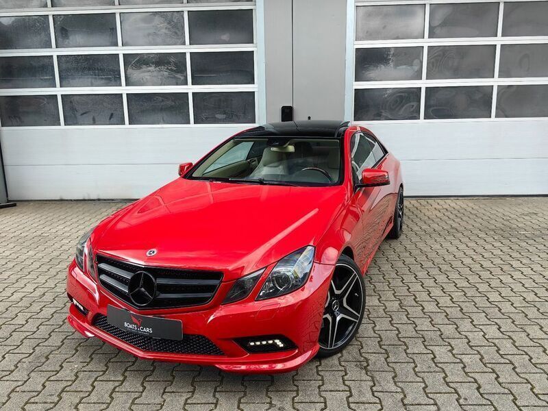 Rot Gebraucht 2010 Mercedes E550 Coupé | 16.990 € - Bild 1/4
