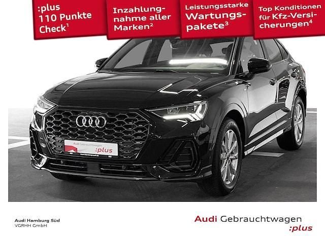 Mythosschwarz metallic Gebraucht 2023 Audi Q3 Sportback S-Line SUV | 35.440 € (Fairer Preis) - Bild 1/3