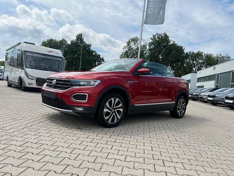 Kings red metallic Gebraucht 2021 VW T-Roc Cabriolet Active Cabrio | 24.990 € (Fairer Preis) - Bild 1/4