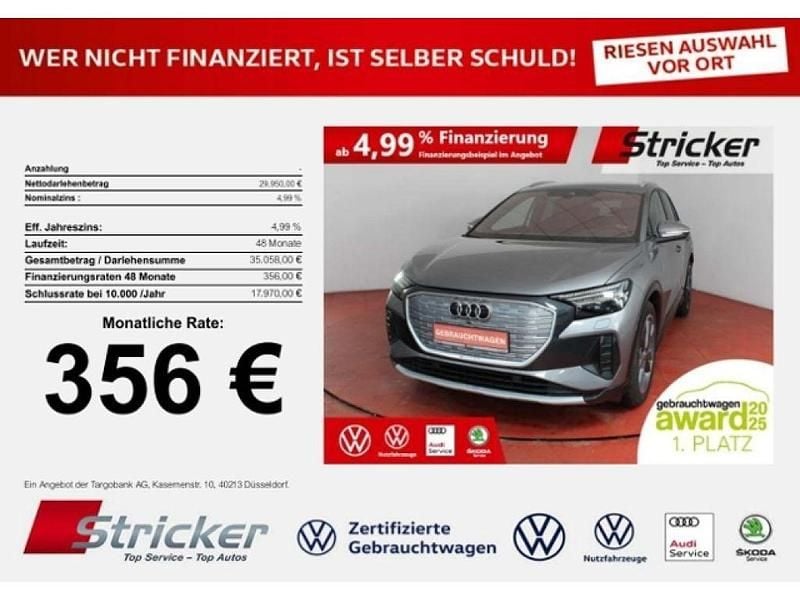 Taifungrau metallic (metallic) Gebraucht 2021 Audi e-tron SUV | 29.950 € (Superpreis) - Bild 1/4