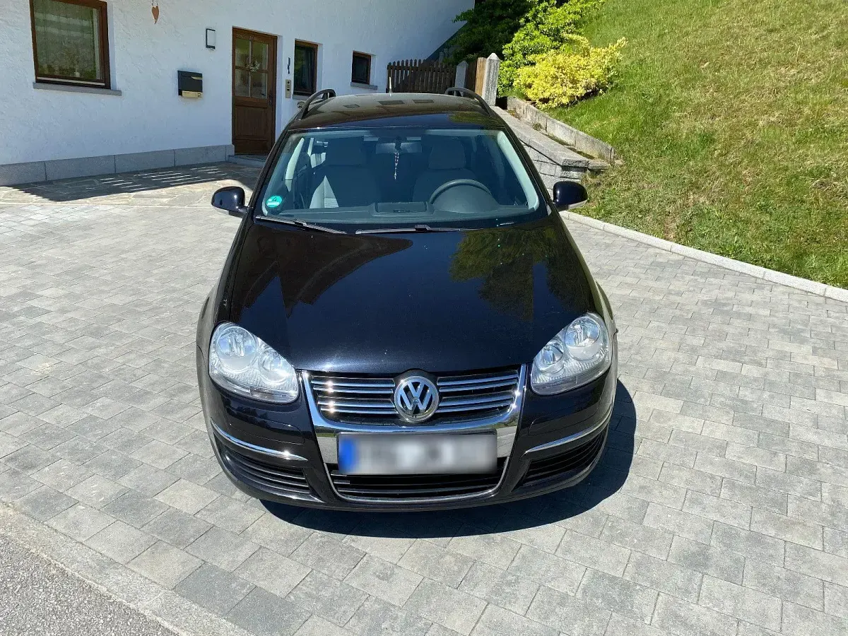 Gebraucht VW Golf VI Trendline 105 PS (77 kW) 2008 Schwarz Kleinwagen