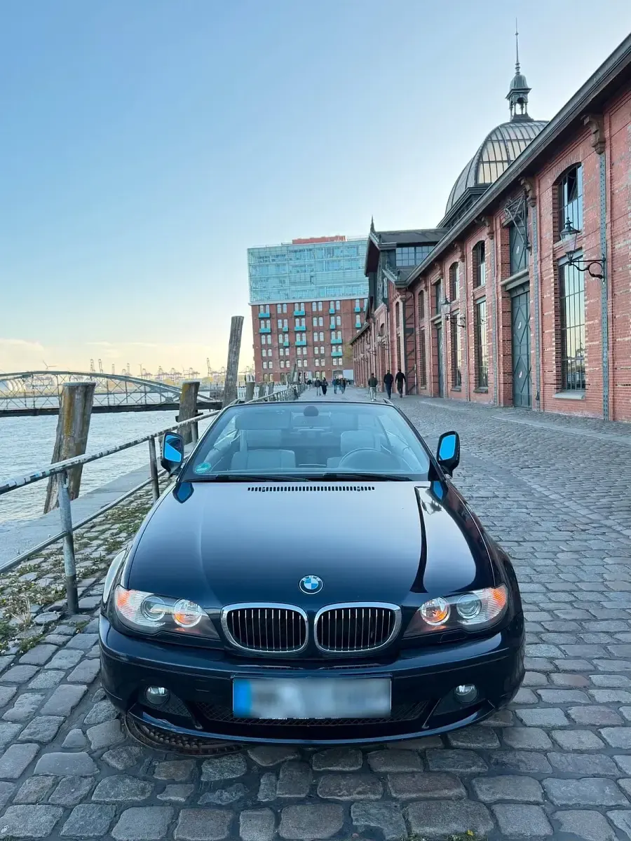 Usata BMW 320 170 CV (125 kW) 2003 Blu Cabrio
