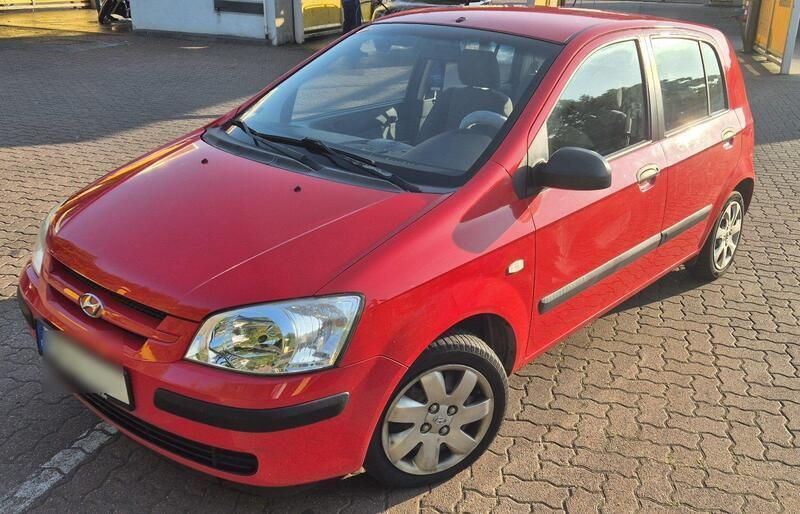 Rot Gebraucht 2004 Hyundai Getz Kleinwagen | 550 € (Superpreis) - Bild 1/4