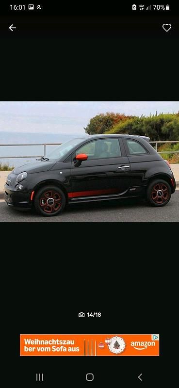 Schwarz Gebraucht 2015 Fiat 124 Abarth Kleinwagen | 9.500 € - Bild 1/4