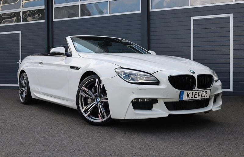 Weiß Gebraucht 2016 BMW 650 Cabriolet Performance Cabrio | 33.900 € (Superpreis) - Bild 1/4