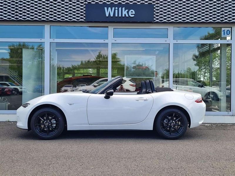 Neu Mazda MX5 Prime-Line 132 PS (97 kW) 2025 Weiß (arctic white) Cabrio