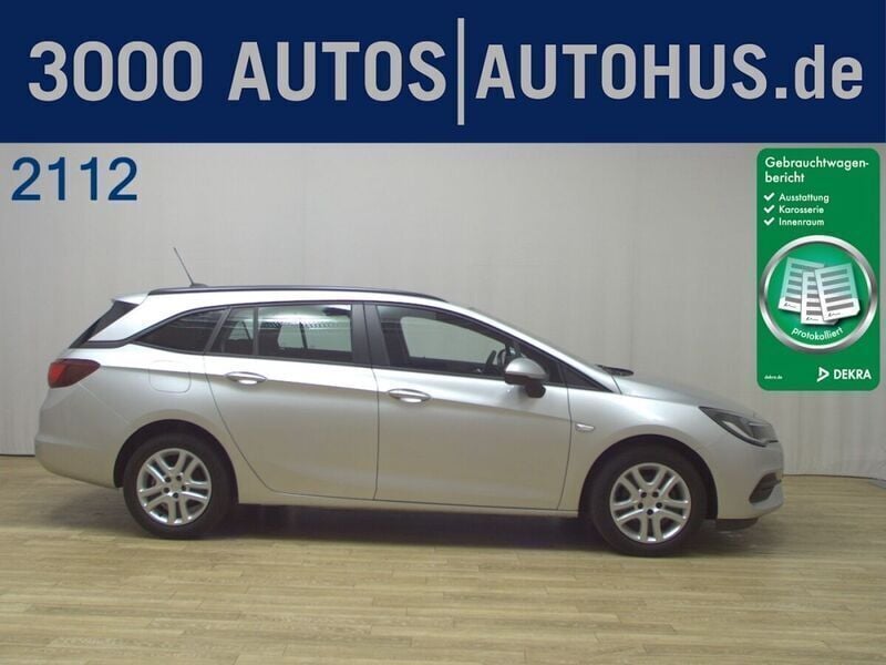 Silber Gebraucht 2020 Opel Astra Edition Kombi | 9.780 € (Superpreis) - Bild 1/4
