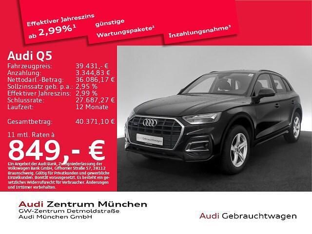 Gebraucht Audi Q5 Basis 204 PS (150 kW) 2024 Brillantschwarz SUV