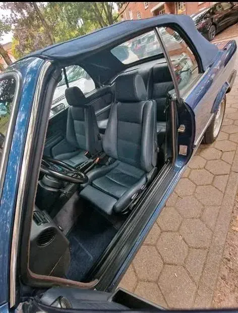 Gebraucht BMW 320 1988 Blau Cabrio