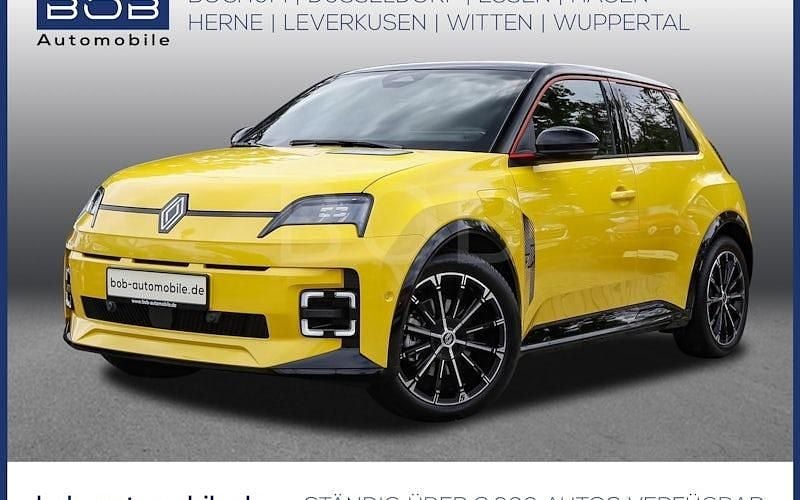 Pop yellow + dach black pearlschwarz (gelb) Neu 2025 Renault R5 Iconic Kleinwagen | 33.990 € (Fairer Preis) - Bild 1/4
