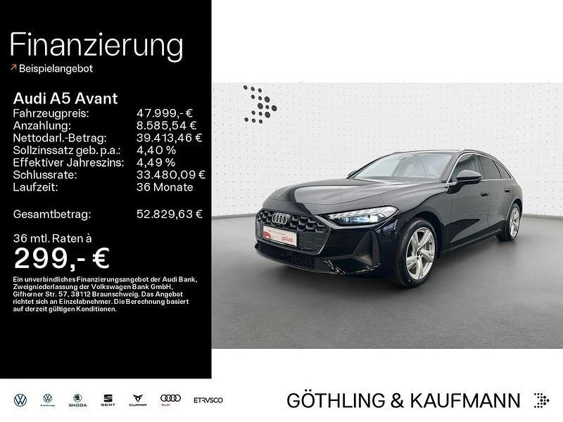Mythosschwarz metallic Gebraucht 2025 Audi A5 Sport Coupé | 47.999 € (Guter Preis) - Bild 1/4